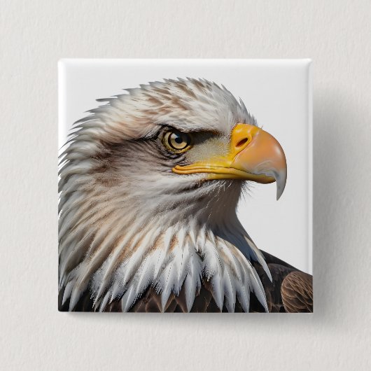 Bald Eagle Profile Button (Vorderseite)