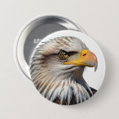 Bald Eagle Profile Button (Vorne & Hinten)