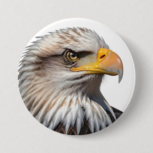 Bald Eagle Profile Button (Vorderseite)