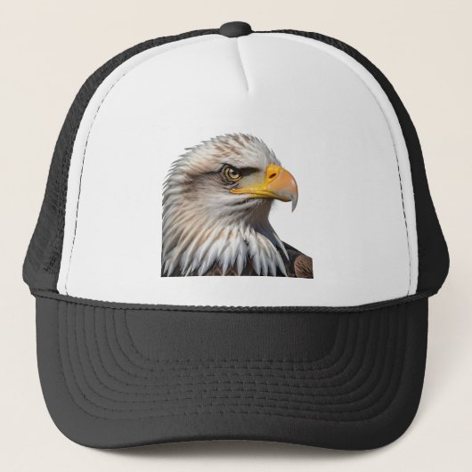 Bald Eagle Profile Truckerkappe (Vorderseite)