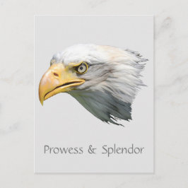 Bald Eagle Prowess & Splendor anpassbar Postkarte