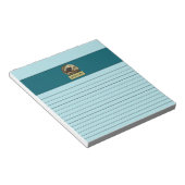 Bald Eagle Pulver Blue Notepad Notizblock (angewinkelt)
