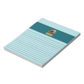 Bald Eagle Pulver Blue Notepad Notizblock (Rotiert)