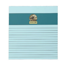 Bald Eagle Pulver Blue Notepad