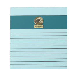 Bald Eagle Pulver Blue Notepad Notizblock