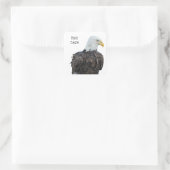 Bald Eagle Quadratischer Aufkleber (Tasche)