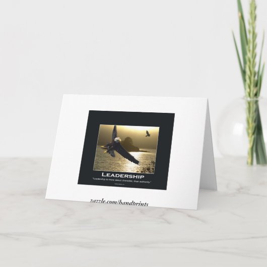 Bald Eagle & Raven Grußkarten Einladung (Rückseite)