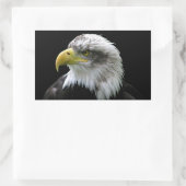 Bald Eagle Rechteckiger Aufkleber (Tasche)