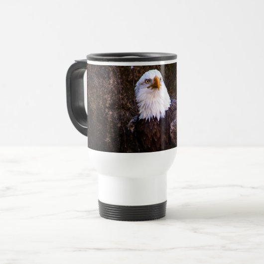 Bald Eagle Reisebecher (Vorderseite Links)