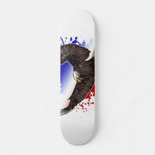 Bald Eagle - Rot, Weiß und Blau Skateboard