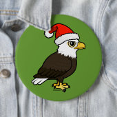 Bald Eagle Santa Button (Beispiel)