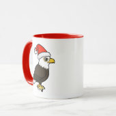 Bald Eagle Santa Tasse (Vorderseite Links)