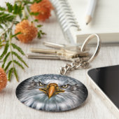 Bald Eagle Schlüsselanhänger (Seite)