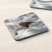 Bald Eagle Set von 6 Untersetzer aus Kunststoff (Linke Seite)