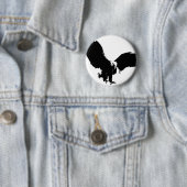 Bald Eagle Silhouette Button (Beispiel)