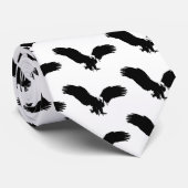 Bald Eagle Silhouette Krawatte (Gerollt)