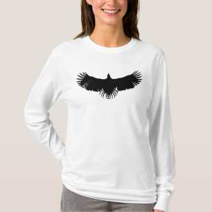 Bald Eagle Silhouette Pop Art T-Shirt
