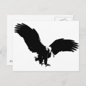Bald Eagle Silhouette Postkarte (Vorne/Hinten)