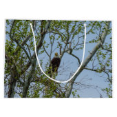 Bald Eagle Smile Große Geschenktüte (Rückseite)