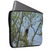 Bald Eagle Smile Laptopschutzhülle (Vorne Rechts)