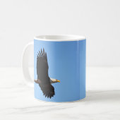 Bald Eagle Soar Kaffeetasse (Vorderseite Links)