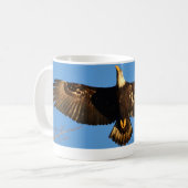Bald Eagle Soaring1 Kaffeetasse (Vorderseite Links)