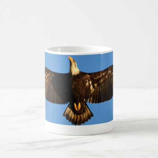 Bald Eagle Soaring1 Kaffeetasse (Mittel)