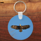 Bald Eagle Soaring1 Schlüsselanhänger (Vorderseite)