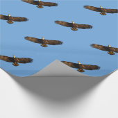 Bald Eagle Soaring 2 Geschenkpapier (Ecke)