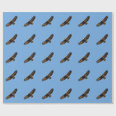 Bald Eagle Soaring 2 Geschenkpapier (Flach)