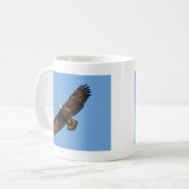 Bald Eagle Soaring 2 Kaffeetasse (Vorderseite Links)