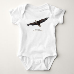 Bald Eagle Soaring Baby Strampler