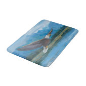 Bald Eagle Soaring Badematte (Schrägansicht)