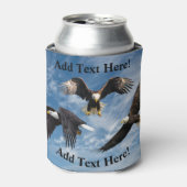 Bald Eagle Soaring Can Cooler Dosenkühler (Kanne Vorderseite)