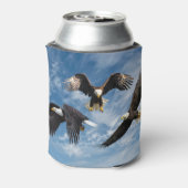 Bald Eagle Soaring Can Cooler Dosenkühler (Kanne Rückseite)