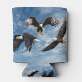 Bald Eagle Soaring Dosenkühler (Rückseite)