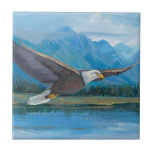 Bald Eagle Soaring Fliese