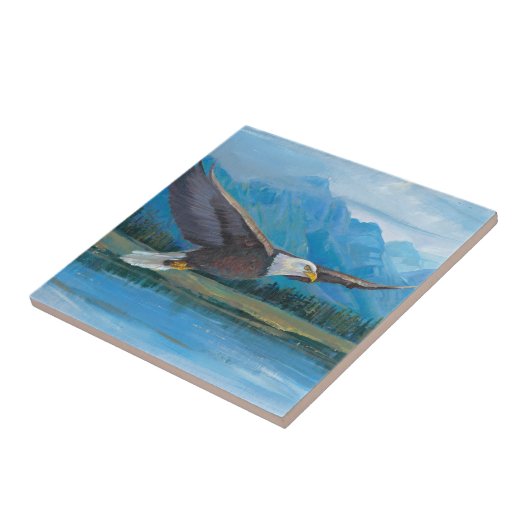 Bald Eagle Soaring Fliese (Seite)