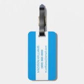 Bald Eagle Soaring Gepäckanhänger (Rückseite vertikal)