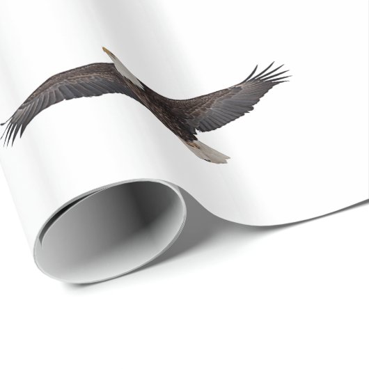 Bald Eagle Soaring Geschenkpapier (Rolleneckpunkt)