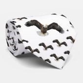 Bald Eagle Soaring Krawatte (Gerollt)