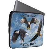 Bald Eagle Soaring Laptopschutzhülle (Vorne Rechts)