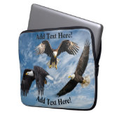 Bald Eagle Soaring Laptopschutzhülle (Vorderseite Links)