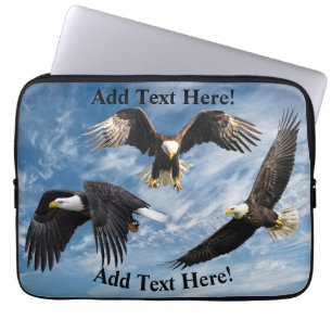 Bald Eagle Soaring Laptopschutzhülle
