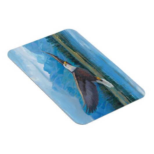 Bald Eagle Soaring Magnet (Rechte Seite)