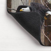 Bald Eagle Soaring Mousepad (Ecke)