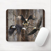 Bald Eagle Soaring Mousepad (Mit Mouse)