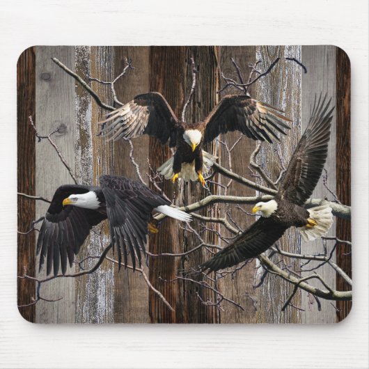 Bald Eagle Soaring Mousepad (Vorne)