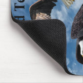 Bald Eagle Soaring Mousepad (Ecke)