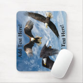 Bald Eagle Soaring Mousepad (Mit Mouse)